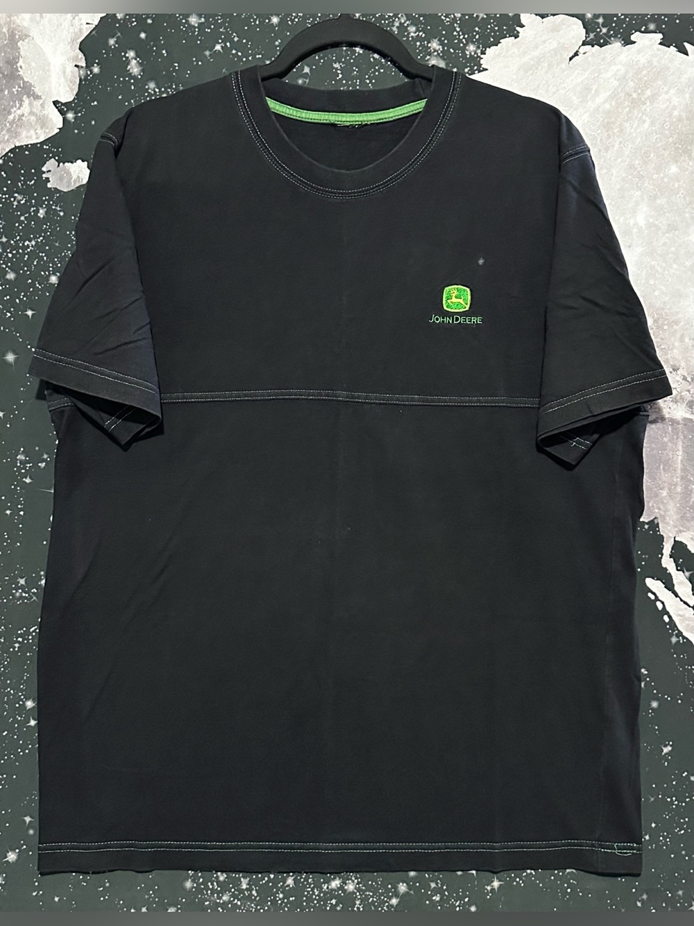John Deere Cut & Sew Embroidered Logo Shirt